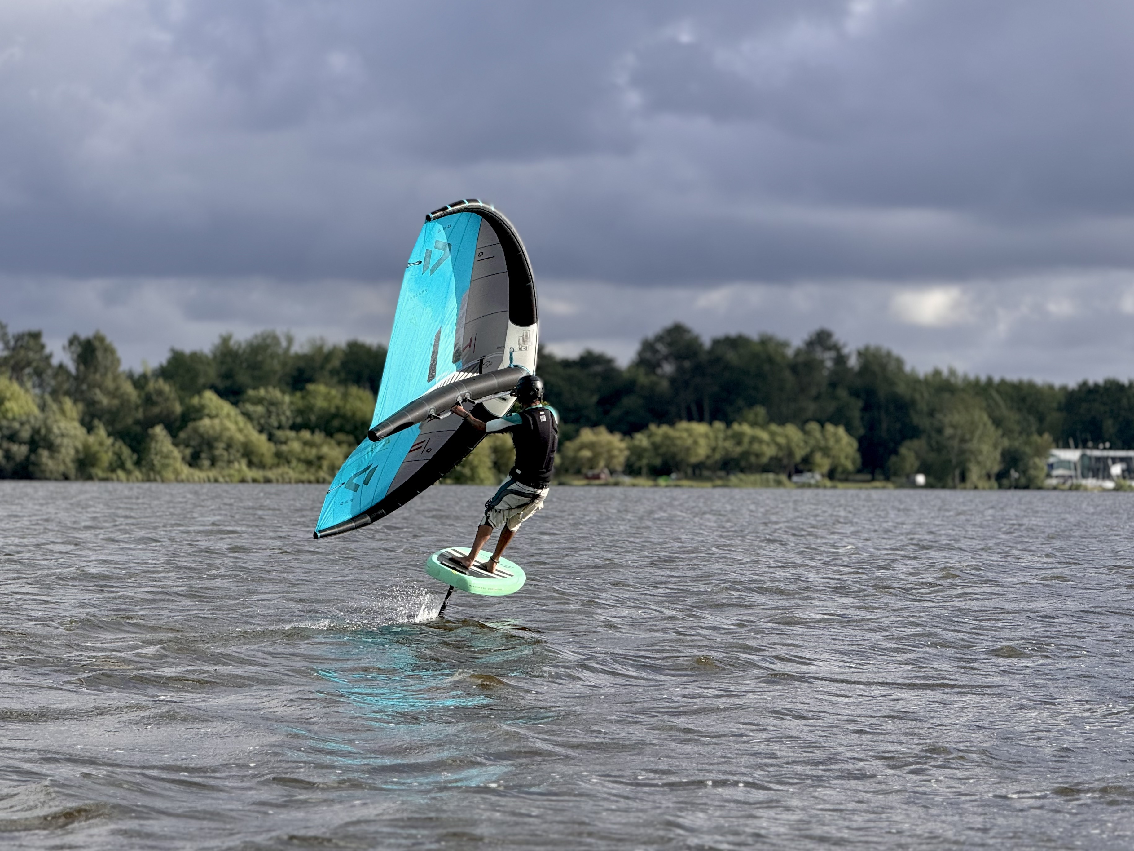 Wingfoil en action